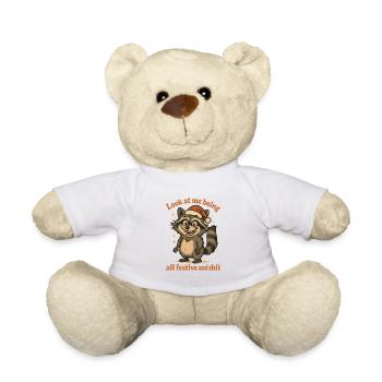 Look at me being festive - Teddy - Weiß - Vorne