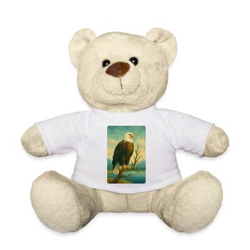 Polynature Bald Eagle - Teddy Bear - white - Front