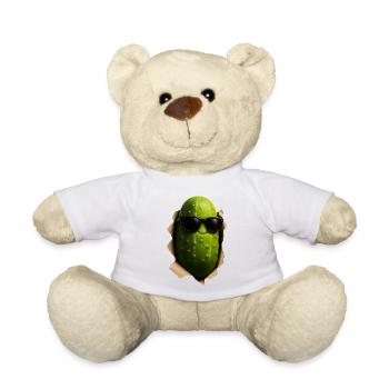 Cornichon au concombre - Nounours - blanc - Devant