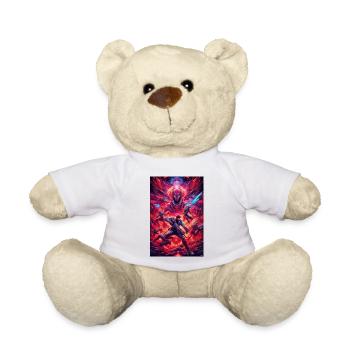 Neon-Weltraum-Schlachtfeld - Teddy - Weiß - Vorne