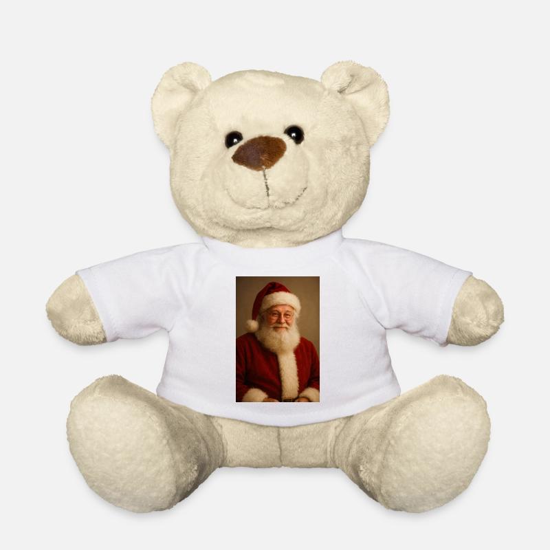 Weihnachtsmann im klassischen roten Kostüm - Teddy - Weiß