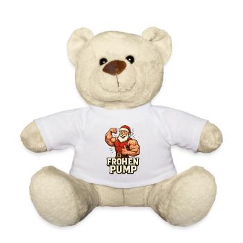 Frohen Pump Bizeps Gym - Teddy - Weiß - Vorne