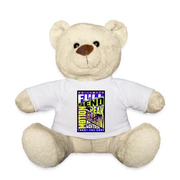 Snowboarding Design – Freestyle Gravity Control - Teddy Bear - white - Front