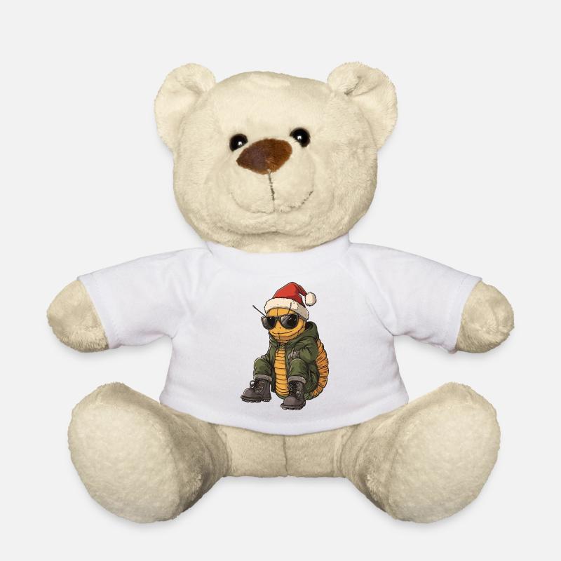 Wurm Weihnachten Winter - Teddy - Weiß