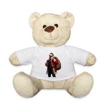 Cooler Weihnachtsmann – Erwachsenenhumor Weihnachten - Teddy - Weiß - Vorne