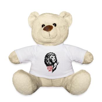 Écoutez votre art – Lion - Nounours - blanc - Devant