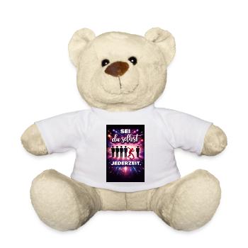 Sois toi-même en permanence - Nounours - blanc - Devant