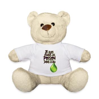 POISON IN THE WATER #3 - let's talk - Teddy Bear - white - Front