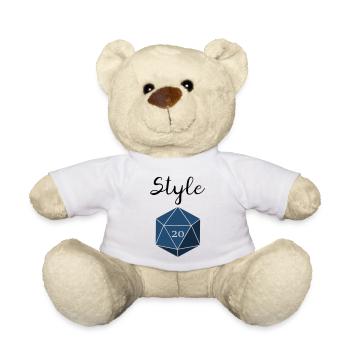 Contrôle de style d20 - Nounours - blanc - Devant