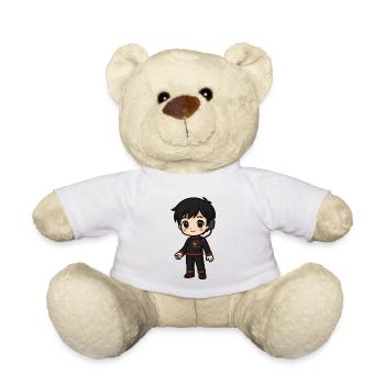 Chibi Gamer Gear Core & Headset - Teddy Bear - white - Front