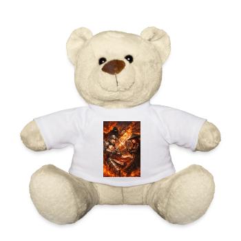 Ritterduell im Feuersturm - Teddy - Weiß - Vorne
