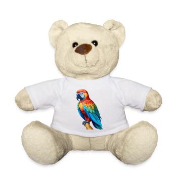 Parrot - Teddy Bear - white - Front