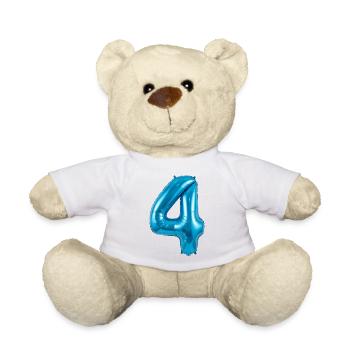 vier_blau - Nounours - blanc - Devant