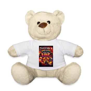 Love knows no boundaries - Teddy Bear - white - Front