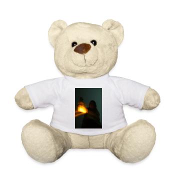 Nachtlicht im Schatten - Teddy - Weiß - Vorne