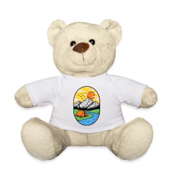 Mountain Sun Campfire Tent - Teddy Bear - white - Front