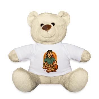 Retro Lifestyle Pinup - Teddy - Weiß - Vorne