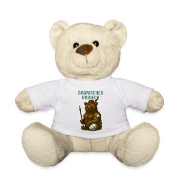 Bayerischer Bär Boarisches Urviech - Teddy - Weiß - Vorne