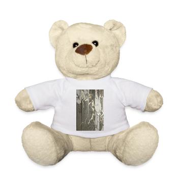 Luxus Sichtbeton Marmor Gold Struktur - Teddy - Weiß - Vorne