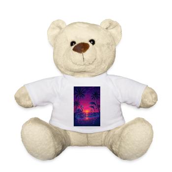 RockyZoo23 - Teddy Bear - white - Front