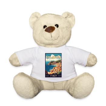 Discover Rustic Beauty of Calabria in Italy - Teddy Bear - white - Front