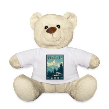 Explore Winter Wonderland Whistler in Canada - Teddy Bear - white - Front