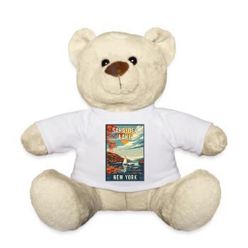 Discover Saratoga Lake In New York State - Teddy Bear - white - Front