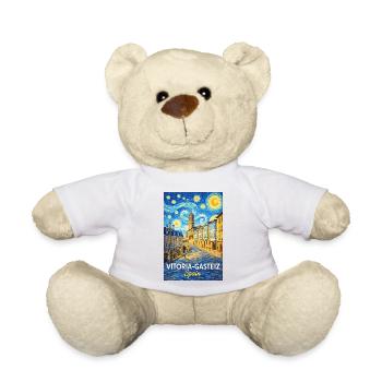 Vitoria-Gasteiz, Espagne - Nounours - blanc - Devant
