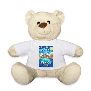 Venice, Italy. - Teddy Bear - white - Front