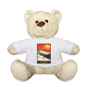 Experience Alpine Ski Paradise Val Thorens France - Teddy Bear - white - Front