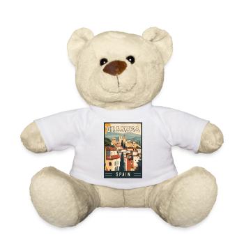 Experience Granada in Spain Beauty of Alhambra - Teddy Bear - white - Front