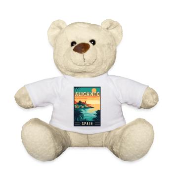 Erleben Sie den mediterranen Charme von Alicante, Spanien - Teddy - Weiß - Vorne