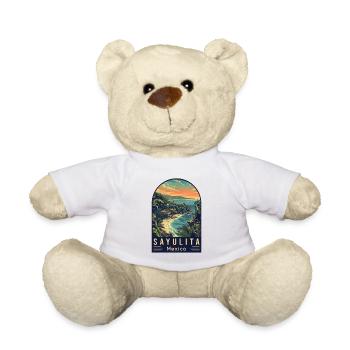 Erkunden Sie Sayulita Mexiko – Reisekunst - Teddy - Weiß - Vorne