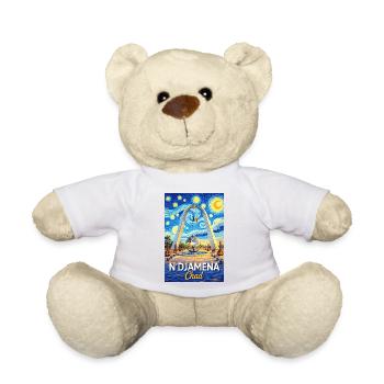 N-Djamena Chad Starry Night - Teddy - Weiß - Vorne