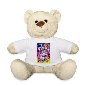 Koala - Teddy Bear - white - Front
