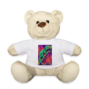 Gecko - Teddy Bear - white - Front