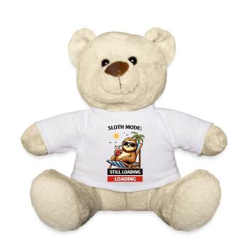 Sloth Mode: Still Loading - Teddy Bear - white - Front