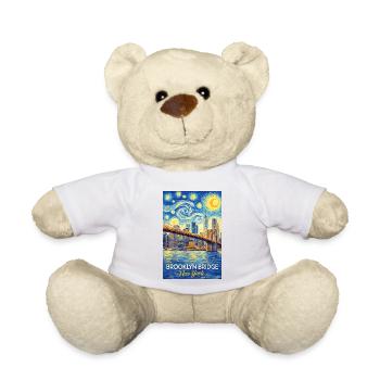 Brooklyn Bridge NY Style Star - Nounours - blanc - Devant