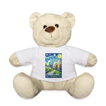 High Line New York Scenery - Teddy Bear - white - Front