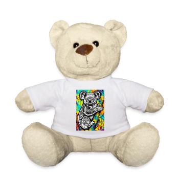 Koala - Teddy Bear - white - Front