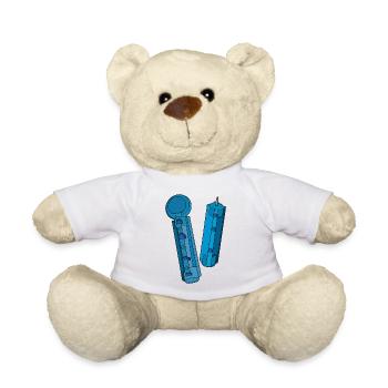 Lancets pour le test de glucose - Nounours - blanc - Devant