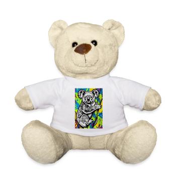 Koala - Nounours - blanc - Devant