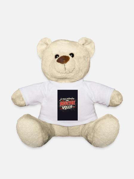 Je veux entendre UN MOCHE VOLER - Nounours - blanc