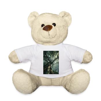 Ancient Forest Light - Teddy Bear - white - Front