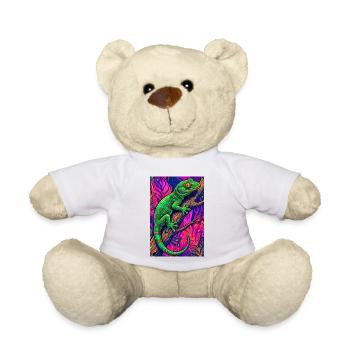 Gecko - Teddy Bear - white - Front