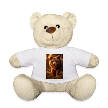 Sunset bear in forest - Teddy Bear - white - Front