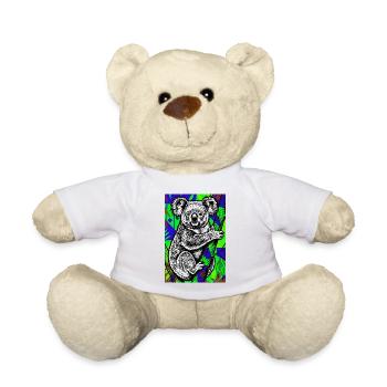 Koala - Teddy Bear - white - Front