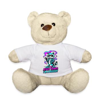 First of All Jesus Thinks I'm A Delight Raccoon - Teddy - Weiß - Vorne