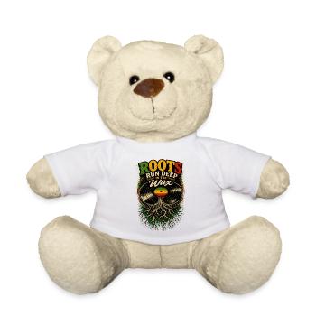 Roots run deep in the wax - Teddy Bear - white - Front