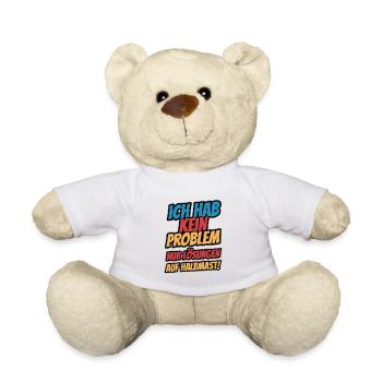 Ich hab kein Problem - Teddy - Weiß - Vorne